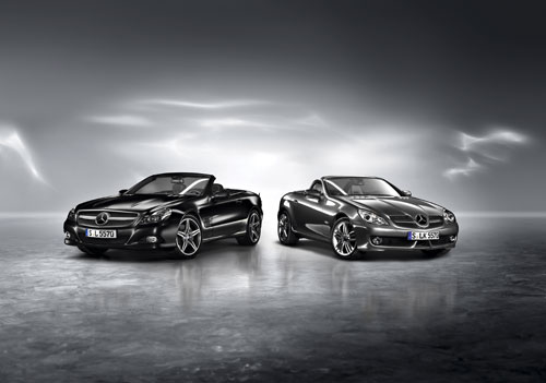 Mercedes-Benz SL Night Edition и SLK Grand Edition
